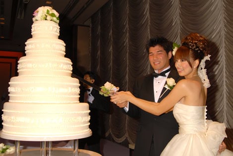 井上康生　妻　東原亜希　結婚　2008年1月15日　記者会見　東海大学　挙式　披露宴　青山迎賓館　妊娠発表