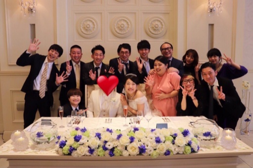 横澤夏子　旦那　ダイキさん　結婚式　披露宴　参列者　お笑い芸人　笑いの絶えない式